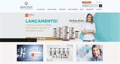 Desktop Screenshot of farmacia-analitica.com.br